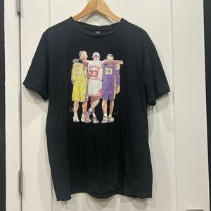 Kobe Bryant, Michael Jordan & Lebron James T shirt